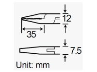 Alicate de Pontas Longas 136 mm PROSKIT Alicate de Pontas Longas 136 mm PROSKIT